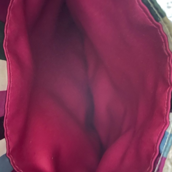 COACH “Legacy” Satin Stripe Multicolored Swing Bag Crossbody Bag EUC - Picture 7 of 11